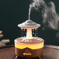 Raindrop Humidifiers for Bedroom -Essential Oil Diffuser with 7 Colors LED Lights,Air Humidifiers,Cool mist humidifier with 4 timers,Vaporizers for nursery,family,bedroom and office