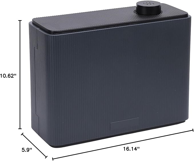 Smart Essential Oil Diffuser, 15W 1000ml Wi Fi bt APP Control Smart Aromatherapy Diffuser Automatic Fragrance Diffuser with Fan for Homes, Hotels, Bathrooms, Living Rooms (US Plug)