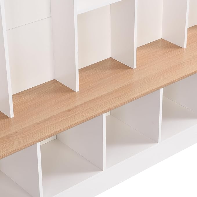 Merax 72'' H Hall Tree with Shoe Storage Bench, Modern Hall Tree with Storage Shelves & 8 Hooks, Coat Rack for Entryway, Mudroom, Hallway, Living Room,White