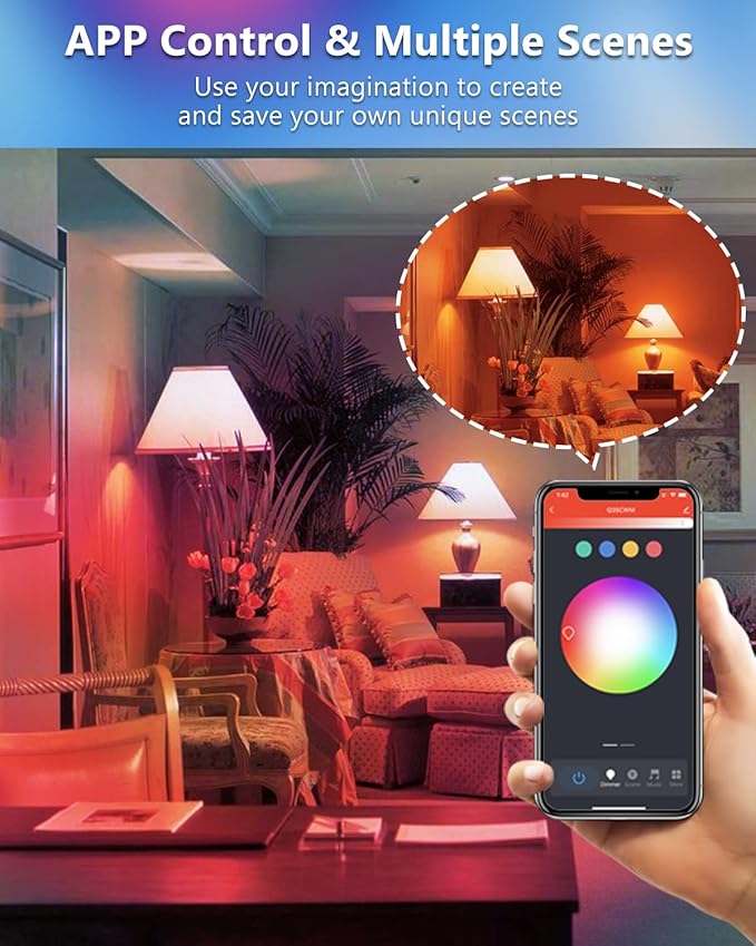 Avatar Controls Smart Light Bulbs