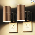 L LOHAS LED Night Light, 2 Pack Night Lights Plug into Wall, Automatic Dusk to Down Nightlight, 3000K Soft White 0-100LM Dimmable Modern Nightlight for Kids Bedroom Hallway