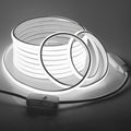 120V COB LED Rope Lights 16.4FT Outdoor LED Strip Lights Waterproof Daylight White 6000K Super Bright Flexible LED Tape Lights with Switch Plug in 288Leds/M for Indoor Exquisite Wall Decor 5M
