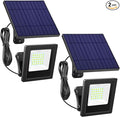 2 Pack Solar Wall Mount Lights - Super Bright Solar Security Flood Lights for Outdoor Use, IP65 Waterproof, Dusk to Dawn