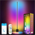 DAYBETTER Smart Floor Lamp, RGBW Corner Lamp Work with Alexa & Google Assistant, Ambient Lighting Floor Lamps for Bedroom, 16 Million DIY Colors, Music Sync, LED Floor Lamp for Living Room