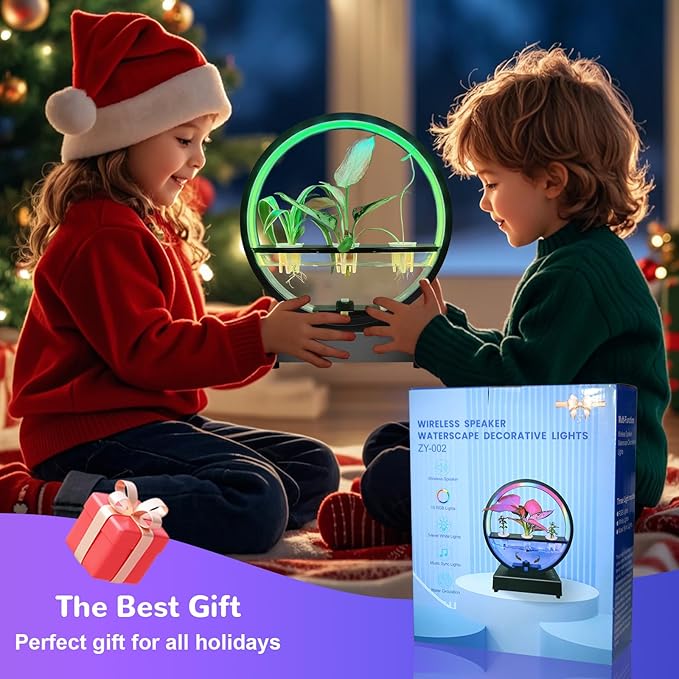 Mothers Day Decorations Lights with Bluetooth Speaker RGB Color Changing Table Ambient Plant Growth Lights Gifts for Mom Mother Women Home Christmas Valentines Mother's Day Decor (Plant Not Included)