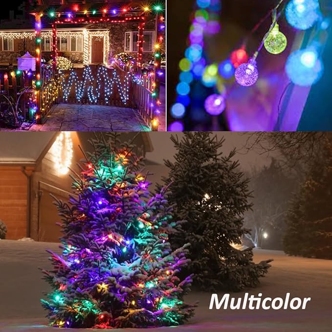 Mocalido 20ft Color Changing Globe String Lights Indoor, 30 LED Hanging Colored Christmas Lights for Bedroom USB Powered with Remote, Fairy Lights Classroom, Camping Tent Decor