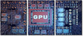 Modern GPU Card Canvas Paintings Office Decor Circuit Board Wall Decor 3 Pieces Wall Decor for Bedroom, Living Room.Giclee Wooden Framed Gallery-Wrapped Ready to Hang (36" Wx16 H)