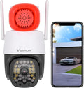 VSTARCAM 3MP Security Camera Outdoor,Home Camera Security, Outdoor WiFi Camera with 2.5-Inch High-Decibel Speaker, 360° PTZ Camera, Motion Detection,Two-Way Audio,Siren, Color Night Vision 01