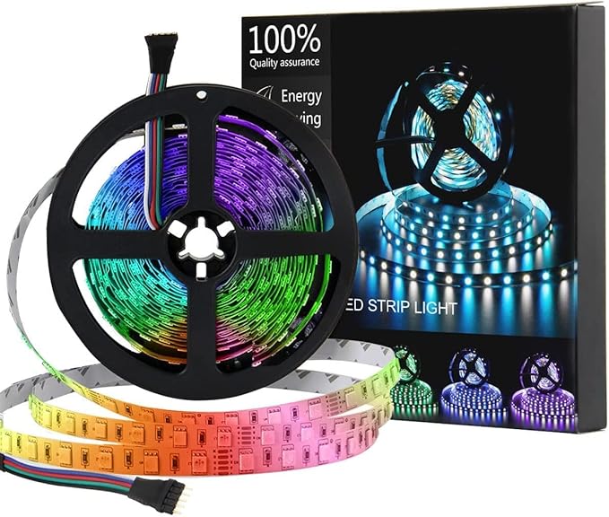 SUPERNIGHT 5050 RGBW LED Strip Lights-16.4ft 300 LEDs, Color Changing LED Lights for Valentine, Wedding Sparklers, Christmas Lights, Indoor Decoration