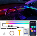 Dreamcolor Acrylic Interior Car LED Strip Light with USB/Type C, RGB 2 in 1 with 110.2 inches LED Strip, Dynamic Chasing Music Sync Neon Ambient Lighting Kits