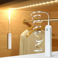Sensky Motion Sensor LED Strip Lights Rechargeable Motion Activated Light Strip Dimmable Cabinet Strip Lighting for Wardrobe, Gun Safe, Cabinet, Pantry, Closet (1M, Warm White)