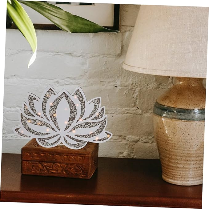 Veemoon Unique Design Yoga Night Light Elegant Wall Lamp Warm Lighting for Bedroom Living Room Study Room
