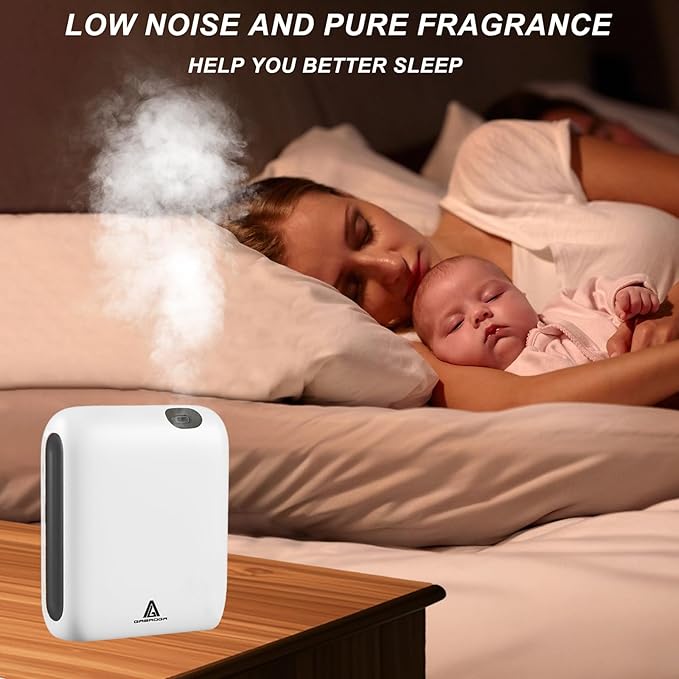 Smart Scent Air Machine for Home, 1500 Sq.Ft Coverage Hotel Collection Diffuser with Cold-air Diffusion Tech，Bluetooth Waterless Diffusers with APP Control for for Home Office Spa Large Room