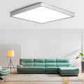 12Inch 24W Square LED Ceiling Light Fixtures Flush Mount, 2800K Warm White LED Ceiling Lamp, Surface Mount Modern Ceiling Lights, Slim Flat Panel Lighting for Bedroom, Kitchen, Bathroom Etc.