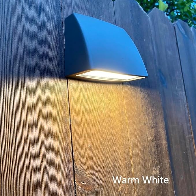 Low Voltage Landscape Lighting Deck LED Lights,Outdoor Stair Light Railing Fence Post Lights Cast Aluminum 5W 12-24V Weatherproof Bronze Finish 4 Packs
