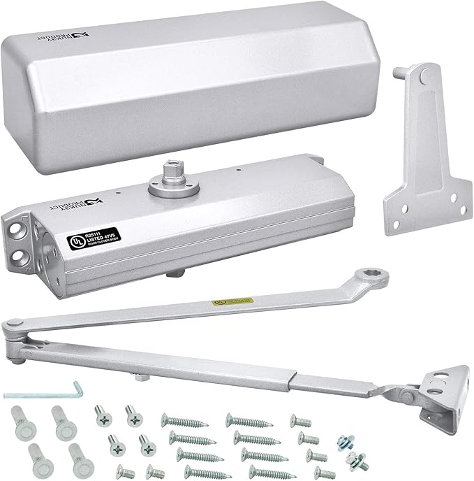 Nuk3y 9000 Series Grade 1 Heavy Duty Door Closer, Multi-Mount, Adjustable Size 1-6, ADA Compliant, UL Listed