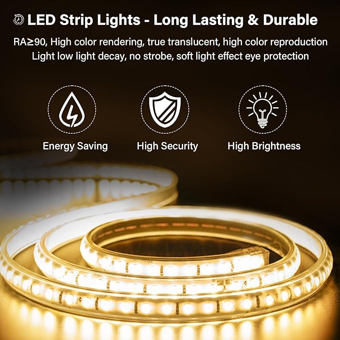 36"x 36"LED Bathroom Mirror, Backlit + Front Lit, LED Bathroom Mirror with Lights for Wall, 3 Colors, Anti-Fog, Dimmable Brightness, Tempered Glass