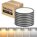 TALOYA12 Inch Flush Mount LED Ceiling Light Fixture, 8 Pack Black Ceiling Light for Bedroom Kitchen Living Room Laundry, 5 CCT Selectable, Easy to Install and Ultra Slim,Non-dimmable