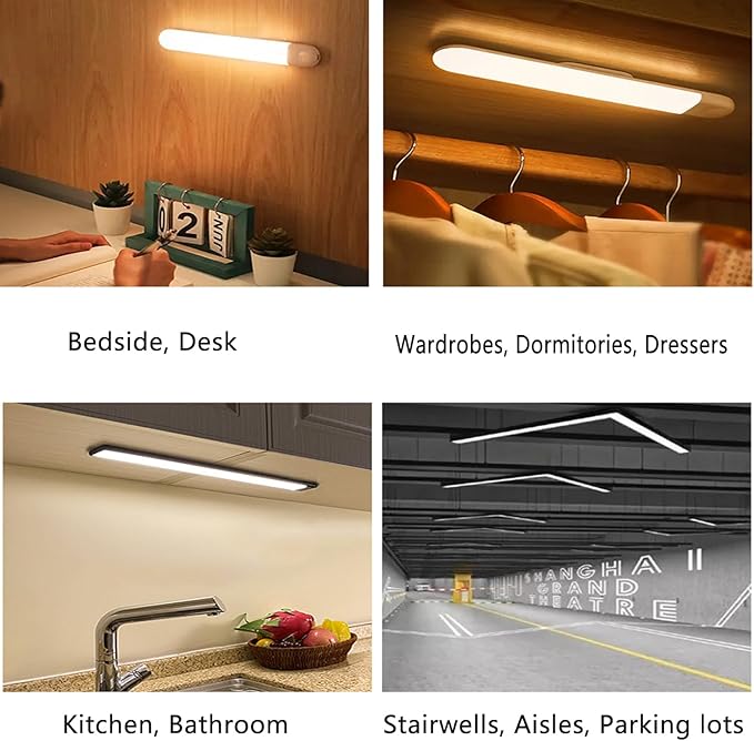 12 Pack Metal Plate Mount Replacement Adhesive Iron Sticker Patch for Stick-on Magnet Closet Light Motion Sensor Night Lights Under Counter Lighting Bar Cordless Magnetic NightLight
