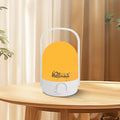 Table Lamp 1200mAh Bedroom Lamps Halloween Rechargeable Camping Light Small Lamps for Small Spaces,White A