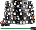 BTF-LIGHTING WS2814 IC RGBW RGB+Cool White (Similar WS2812B) Addressable DC12V 16.4FT 60LED/m 20pixel/m Flexible 4 Colors in 1 Dream Color LED Strip IP30 for Home Decor (No Adapter or Controller)