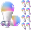 TJOY 10 Pack Smart Alexa Light Bulbs, RGB LED Bulbs Compatible with Alexa &Google Assistant