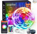 DAYBETTER 65.6ft WiFi Smart Led Lights Strip with Tuya App Control for Bedroom Decoration Work with Alexa and Google Assistant(2 Rolls of 32.8ft)