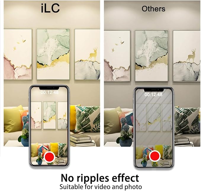 ILC G25 Globe Light Bulbs, App-Controlled Vanity Light Bulbs via Bluetooth Mesh,1600 Million Colors, 600LM, 6W, 60W Equivalent, 2700K Warm White, CRI>95+, E26 Base, Dimming via app only, 6 Pack
