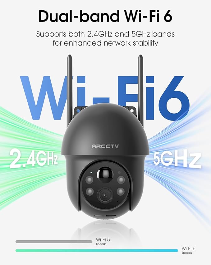 Security Cameras Wireless Outdoor Solar, 4MP 360° View Battery Powered Outdoor Camera, Night Vision with Light, 2-Way Audio, PIR Motion Sensor, 2.4G/5G Dual Band WiFi, SD/Cloud Storage, Grey