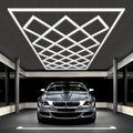 Large Hexagon Garage Lights 23 Hex Ultra-Bright Led Lights New Updated Diamond Commercial Lighting for Garage Car Detailing Barber Shop Gym Warehouses Basement.