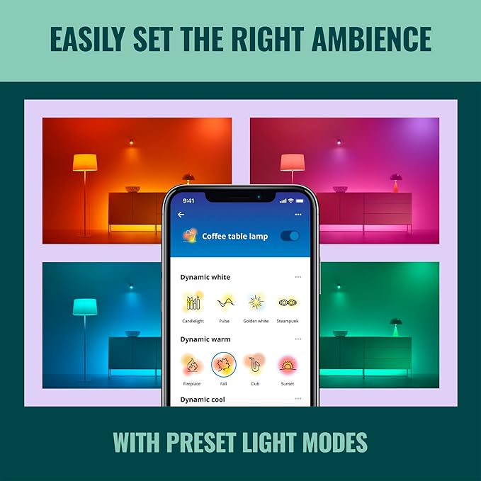 WiZ Connected 120W PAR38 Color LED Light Bulb - Connects to Your Wi-Fi - E26 Smart Bulb - Control with Voice or App + Activate with Motion - Matter Compatible - 1 Pack