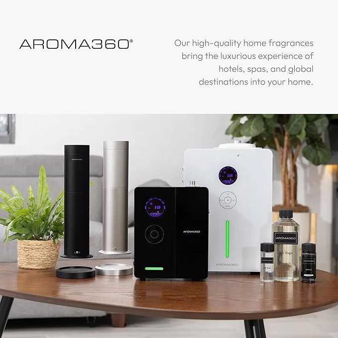 Aroma360-24K Magic Fragrance Oil Blend | Hotel Inspired Luxury Essential Oil Diffusers | Aromatherapy Scent Diffuser Oil | Citrus, Bergamot, Lemon & Lemongrass with Notes of Jasmine. - 120ML