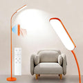 Dimmable LED Floor Lamp, Super Bright Reading Lamps Floor Standing lamp with Remote & Touch Control, Orange