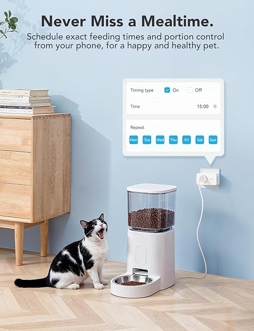Govee Smart Plug with Energy Monitoring, WiFi Bluetooth Plug Work with Alexa and Google Assistant, 15A Smart Outlets with Timer & Group Controller, No Hub Required, ETL&FCC Certified for Home, 1 Pack