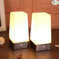 WRalwaysLX 2Pack Bedside Lamp PIR Motion Sensor LED Night Light,3 Modes Battery Powered Small Table Lamp,USE 3x1.5VAAA Battery,Sensitive Portable Moving Lamp