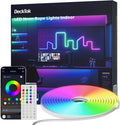 100FT Led Neon Rope Lights Strip - Flexible Led Control with App/Remote Rope Lights Multiple Modes RGB IP65 Waterproof Outdoor Neon Music Sync Gaming Strip for Christmas Outdoor Decorations