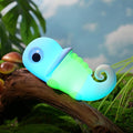 Night Light for Kids, Cute Soft Silicone Chameleon Lamp, Dimmable Timer Nursery Portable Kawaii Lamps, Bedside Lamp for Baby Toddler Adult(Chameleon - Blue)