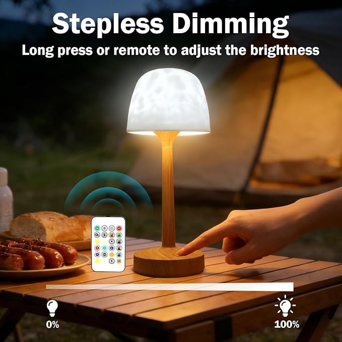 Waterproof Shower Lamp Cordless, Rechargeable Shower Light with 16 Color Ocean Wave Lights Projector, Rechargeable Bathroom Lamp with Touch & Remote Control,Spa-Like Mood Light for Bathtub/Shower