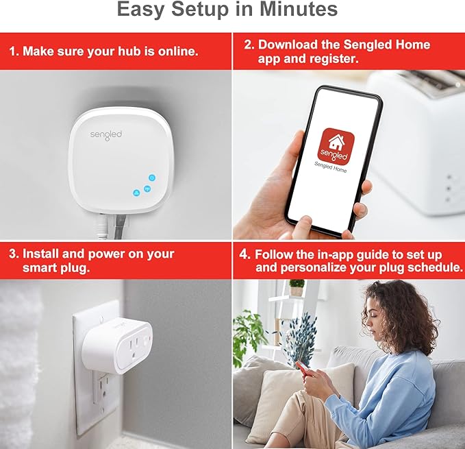 Sengled Use Products, Compatible with Alexa and Google Assistant
