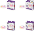 WiZ Connected Color 6-Inch Smart Downlight - Pack of 4-2700K-6500K - 1150 Lumen - Indoor - Wi-Fi - Control with Voice/App + Motion - Matter Compatible