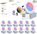 12 Pack Smart Recessed Lighting 4 Inch, Ultra-Thin LED Recessed Lighting 9W 700LM Smart Downlight with Junction Box, Compatible with Alexa/Google Assistant - ETL and Energy Star Certified