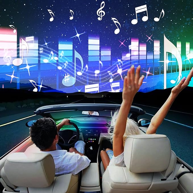 Dreamcolor Acrylic Interior Car LED Strip Light 29.5-inch, Fits Dreamcolor Main & Sub-Controllers