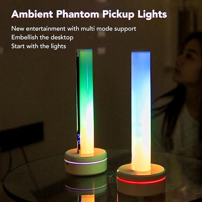 RGB Light Bar, Smart LED Light Bar with 16 Million Colors and 6 Dynamic Modes, 360° Music Sync Gaming Light Bar for TV Backlight and Ambient Room Lighting