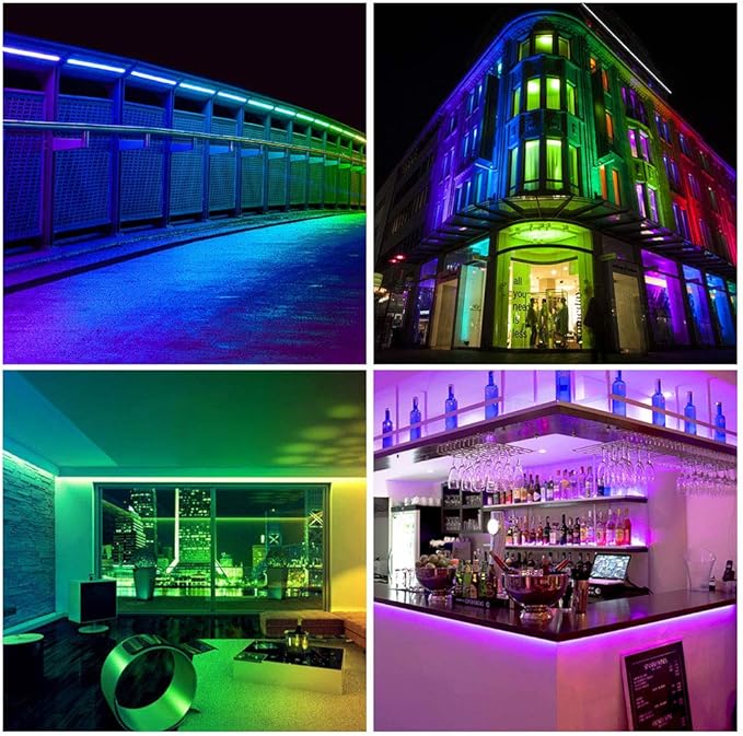BTF-LIGHTING WS2811 IC RGB Addressable LED Strip Ultra Bright 5050 SMD RGB 60LED/m 20Pixels/m Multi-Colored Pixels Light Total 300LED 100Pixels 16.4FT 5m DC12V(No Adapter or Controller)