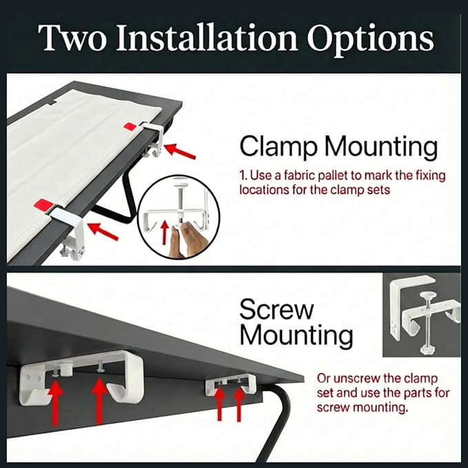 [Upgraded] Under Desk Cable Management, 48" Cord Organizer, with Silicone Pads (No Scratch!), 16 Cable Ties, Washable PE Honeycomb Base,Fits Any Desk 0-2.1", No Stinky Cardboard!Beige 48"L x 6"W