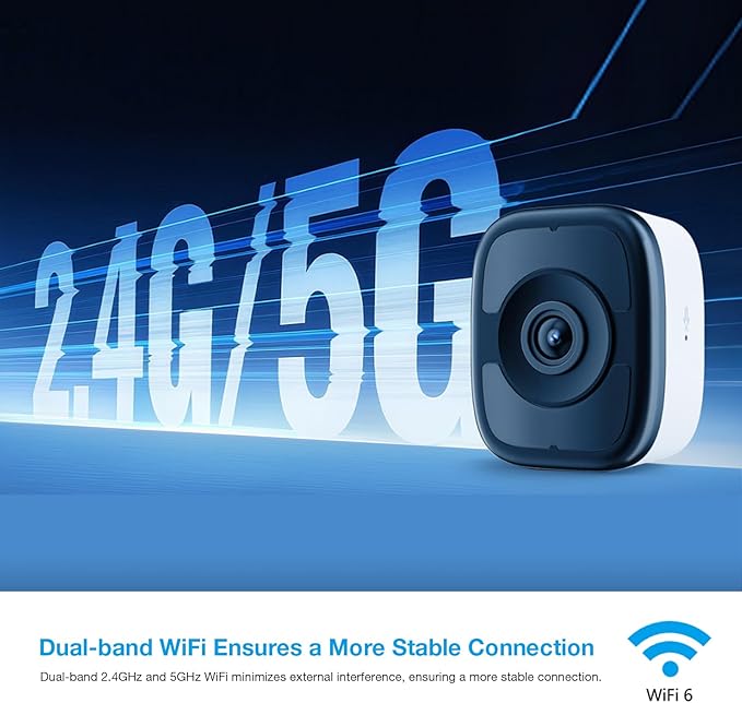5MP 3K Window Camera, 2.4G & 5G WiFi Indoor Cameras for Home Security with Color Night Vision, Window Security Cam with Smart Human/Motion Detection, 2-Way Audio, 24/7 Recording, Easy & Quick Install