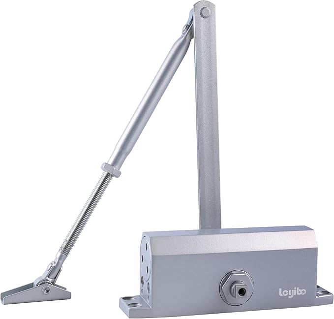 Automatic Door Closer – Adjustable Spring Type, Grade 3 Hydraulic Self-Closing Door Closer for Home, Bedroom & Interior Doors