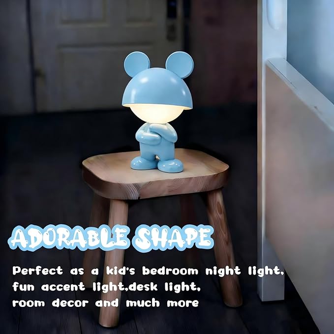 Night Lights for Kids,Rechargeable TableLight,Touch Bedside Lamps,Cordless Dimmable Warm White Light,Baby Nursery,Breastfeeding,Sleep Aid,Bluey Easter Gifts for Newborns Toddlers Boys Girls
