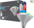 GE CYNC Smart LED Light Bulb, PAR38 Flood Light Outdoor, Works with Amazon Alexa and Google Home, WiFi Light, Color Changing Light Bulb, 90W Equivalent, (Pack of 2)