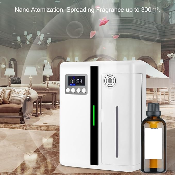 2024 Upgraded Bluetooth Smart Scent Air Machine, Diffuser, Essential Oil Diffuser Diffuser, Smart Atomizing Essential Oil Diffuser, for Home Hotel Spa Office